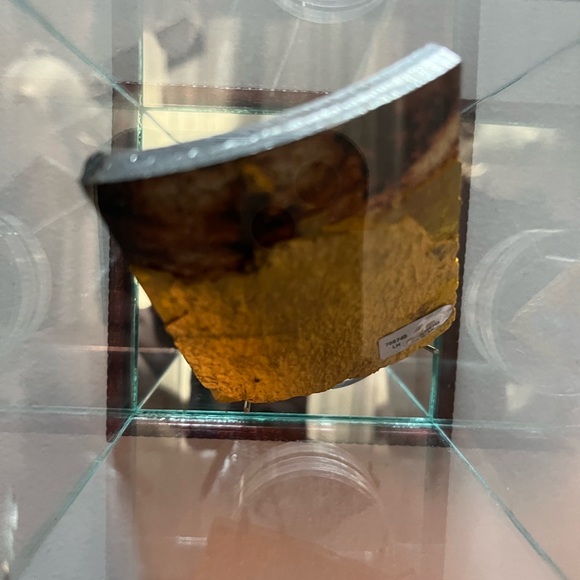 Yankee Stadium Artifact Display with Yellow Foul Pole Piece - Picture 4 of 6